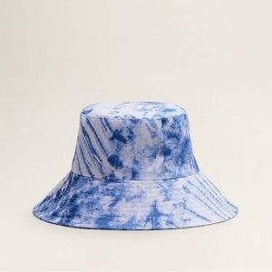 Mango Cotton Tie-Dye Bucket Hat New Unisex OS